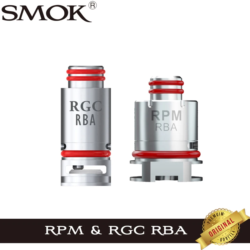 Tanie Oryginalny SMOK RPM RBA i RGC RBA cewka DIY głowica sklep