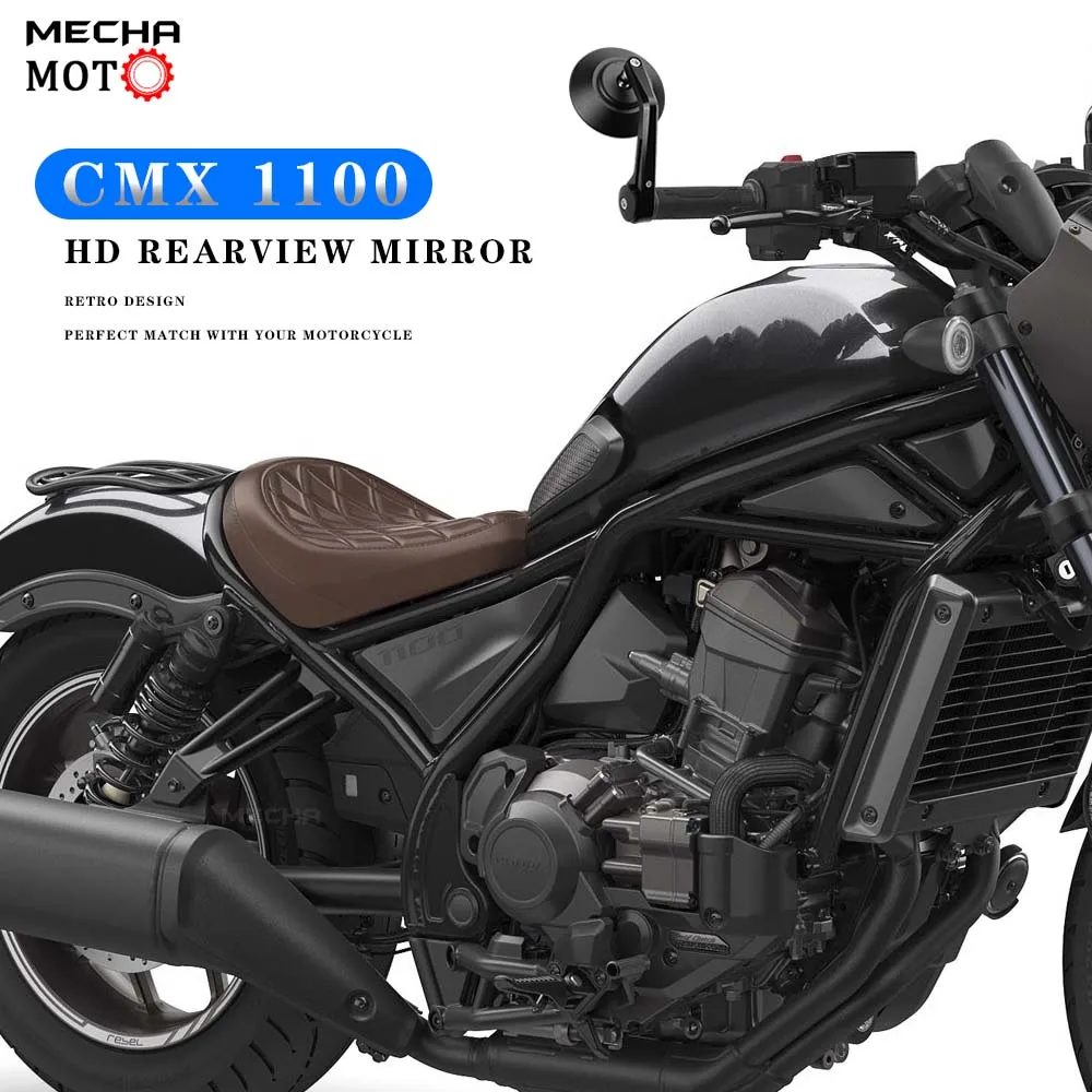 Per Honda Rebel Cmx 1100 500 300 Cmx1100 Cmx500 Cmx300 Specchietto Retrovisore Manubrio Moto