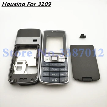 

Original New Full Housing For Nokia 3109 3109C Face Frame Battery Cover Case With Arabia/English Keyboard+Logo