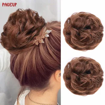 

Pageup Synthetic Hair Bun Extensions Messy Hair Scrunchies Hair Chignon Pieces for Women Hair Donut Updo Ponytail