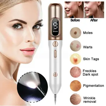 

LCD Laser Mole Removal Plasma Pen Mole Removal Dark Spot Freckle Removal Face Body Skin Care Tools Professional High Quality