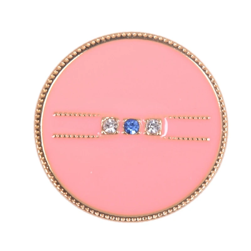 

Round Drop Oil Anti-wear Brooch Female Simple Open Shirt Pin Accessories Decorative Brooch