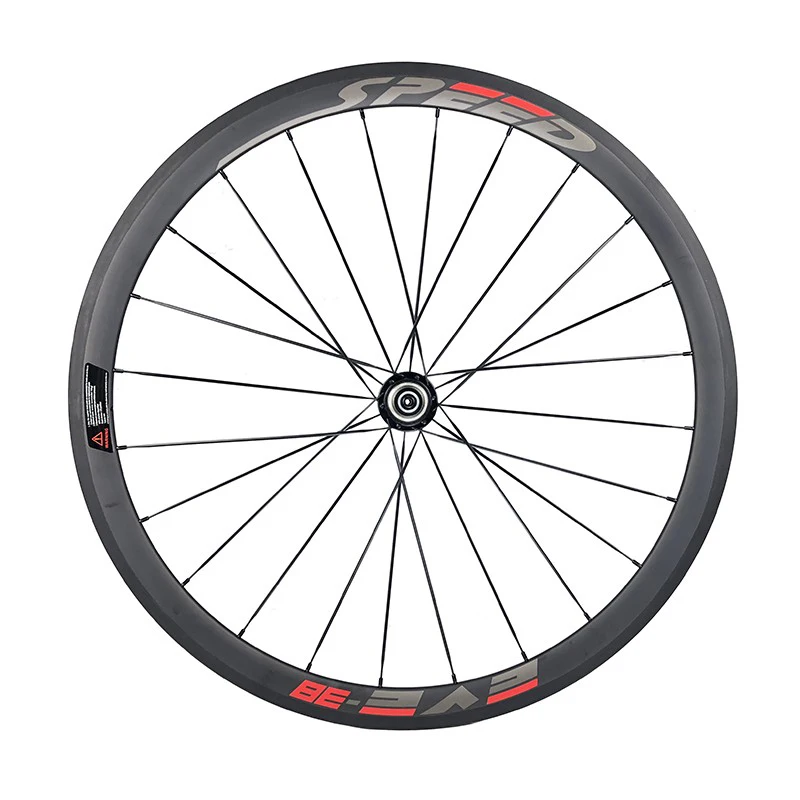 Cheap Speedeve 88mm Full Carbon Road Bike Wheel 100% Carbon Fiber Bicycle Wheelset Front Rear Wheel 23mm Width 700C customizable 38mm 5