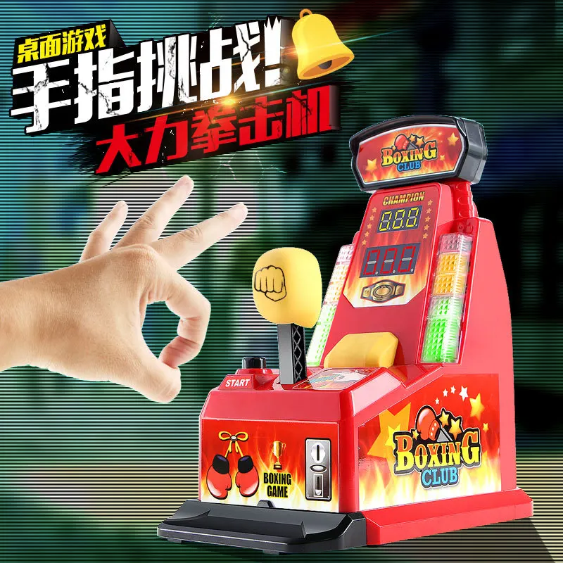 

Wen Sheng 5368 Finger Boxing Machine Children Mini Integral System Elasticity Fighting Machine Desktop Game Console Decompressio