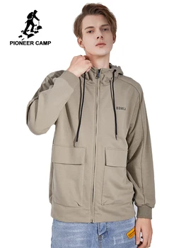 

Pioneer Camp 2020 Men's Hip Hop Hooded Jacket Cotton Outwear Fashion Coat Jackets Male Casual Style Clothes AJK0102024