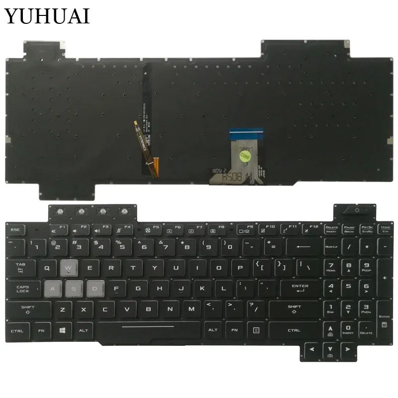  New US Backlit laptop keyboard FOR Asus TUF Gaming FX505 FX505GD FX505GE FX505GM FX86 Keyboard