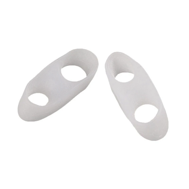 1Pair Pad On The Toe Little Thumb Silicone For Daily Use Toe Bunion Corrector Gel Guard Straightener Finger Toe Separator Foot