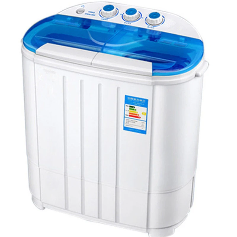 Double Tub Mini Washing Machine Small Semi Automatic Double Tub Washing