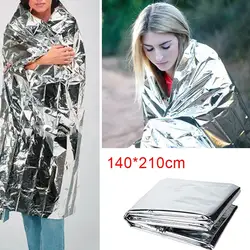 Портативные водонепроницаемые спасательные тепловые майларовые одеяла 1,4 м x 2,1 м VDX99