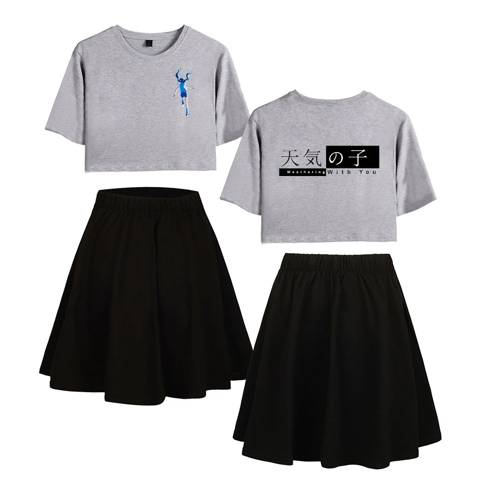 Son of the weather 2019 summer skirt set comfortable casual 2 piece set women popular short 2 piece outfits
