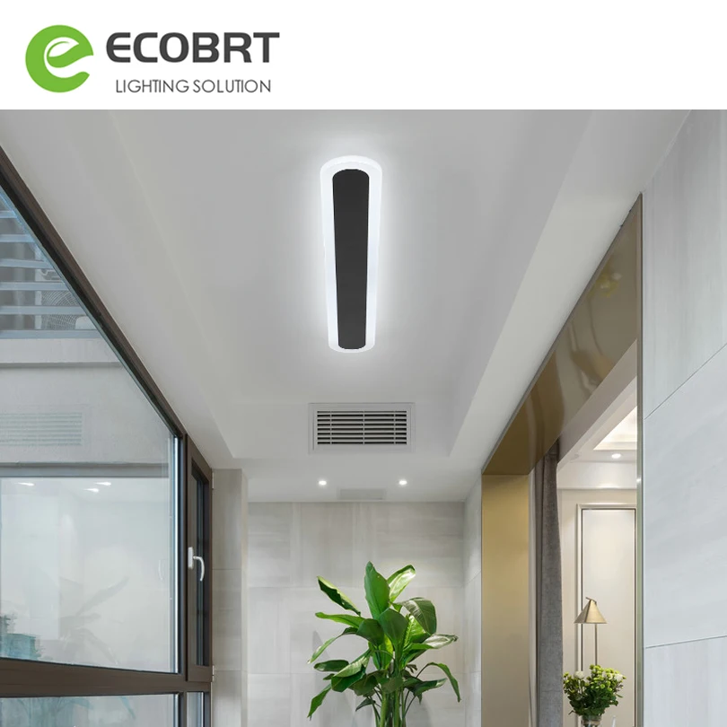 ECOBRT современный светодиодный потолочный светильник для прихожей проходов