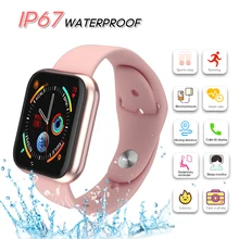 Умный Шагомер для занятий фитнесом IP67 водонепроницаемый спортивный ремешок часы 1.3in дисплей экран сердечного ритма кровяное давление умный трекер