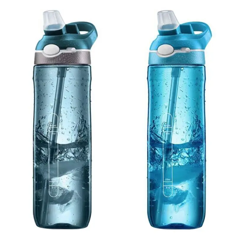 

Unisex Fashion Portable Large Capacity Fitness Sports Outdoor 750ml Kettle Water Bottle