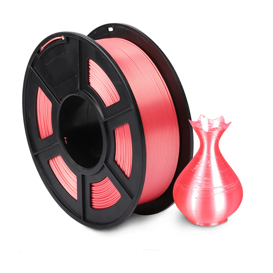 Silk Candy dandy SUNLU 3d принтер шелковая нить 1,75 мм Пластик PLA плюс 3D Печатный Материал обмотка шелк PLA плюс нить 1 кг - Цвет: Silk Candy dandy