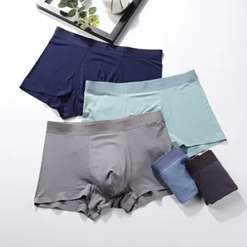 

2020 Cotton Breathable Men Underwear Soft Boxer men's underwear sexy boxer men