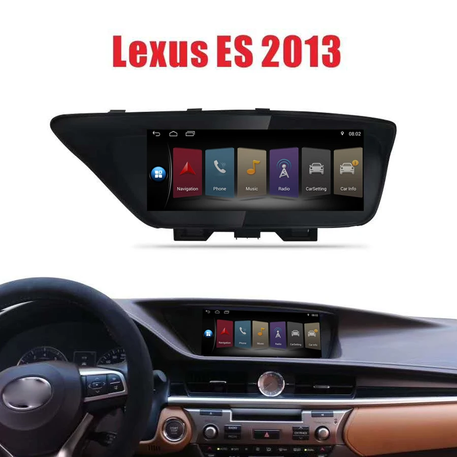IPS экран 12 3 дюйма для Lexus ES300 android 9 0 GPS ES350 радио ES250 мультимедиа 2013 2018 лет с
