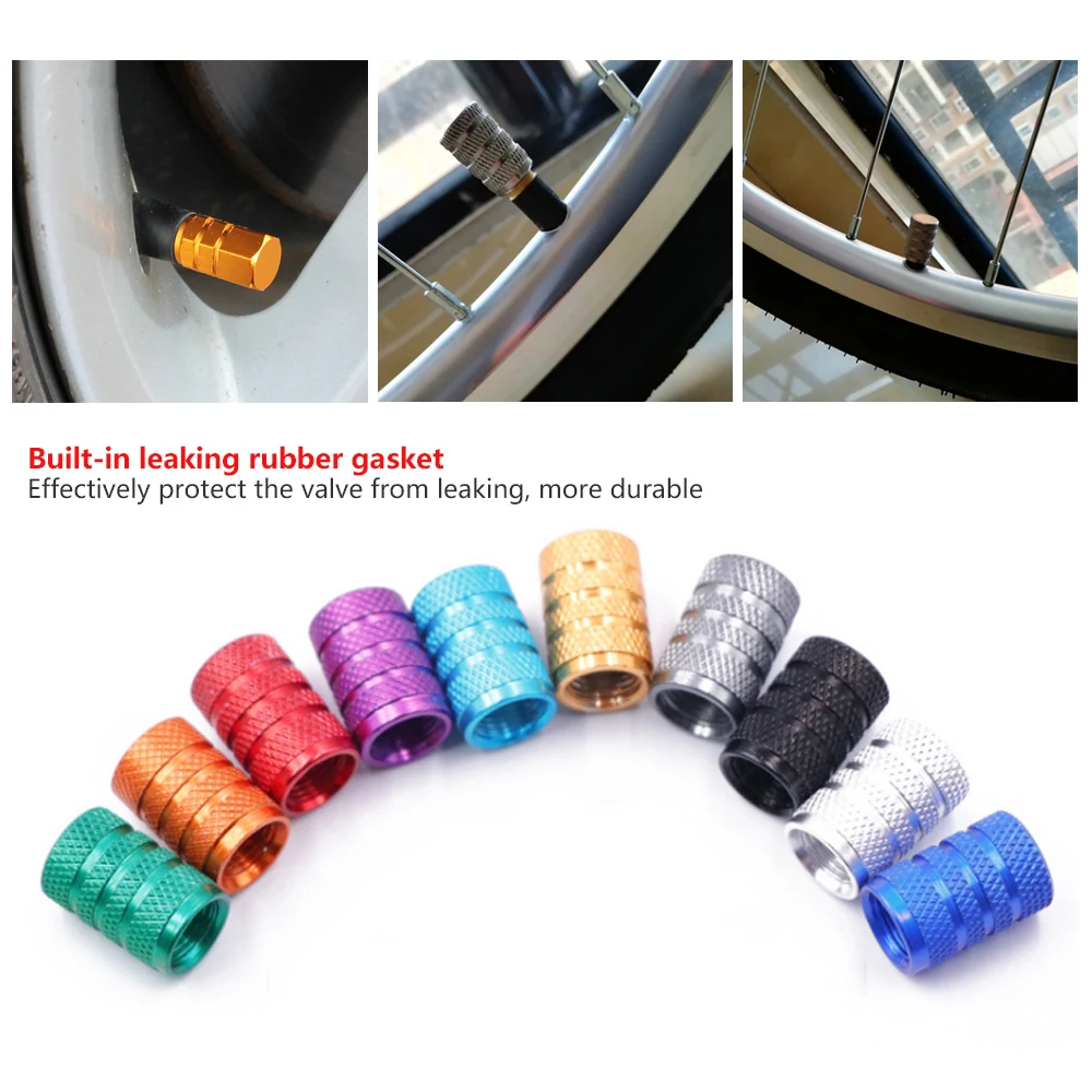 

Bicycle Dustproof Valve Cover 10 Colors for Bicycle Wheel Tire Covered Car Motorcycle Truck Universal Tube Tire