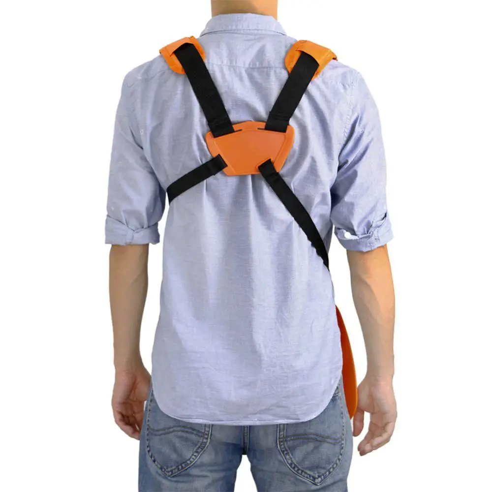 Adjustable Strimmer Double Shoulder Harness Strap Mower Trimmer Padded Belt Garden Protection Panel Lawn mower harness hot