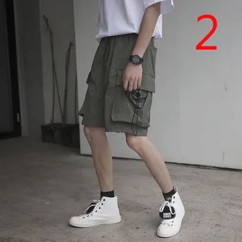 

Shorts men's loose thin section casual pants loose 2019 summer tide brand couple models