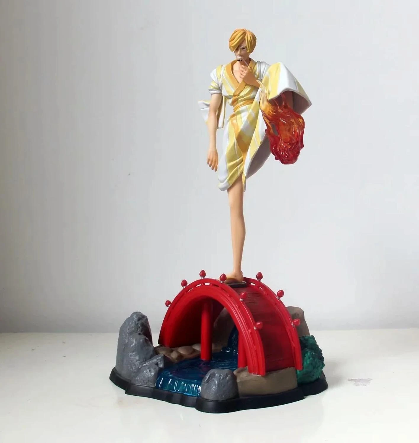 Anime One Piece Wano Country Vinsmoke Sanji Diable Jambe Kimono Ver Gk Pvc Action Figure Statue Collectible Model Toys Doll Action Figures Aliexpress