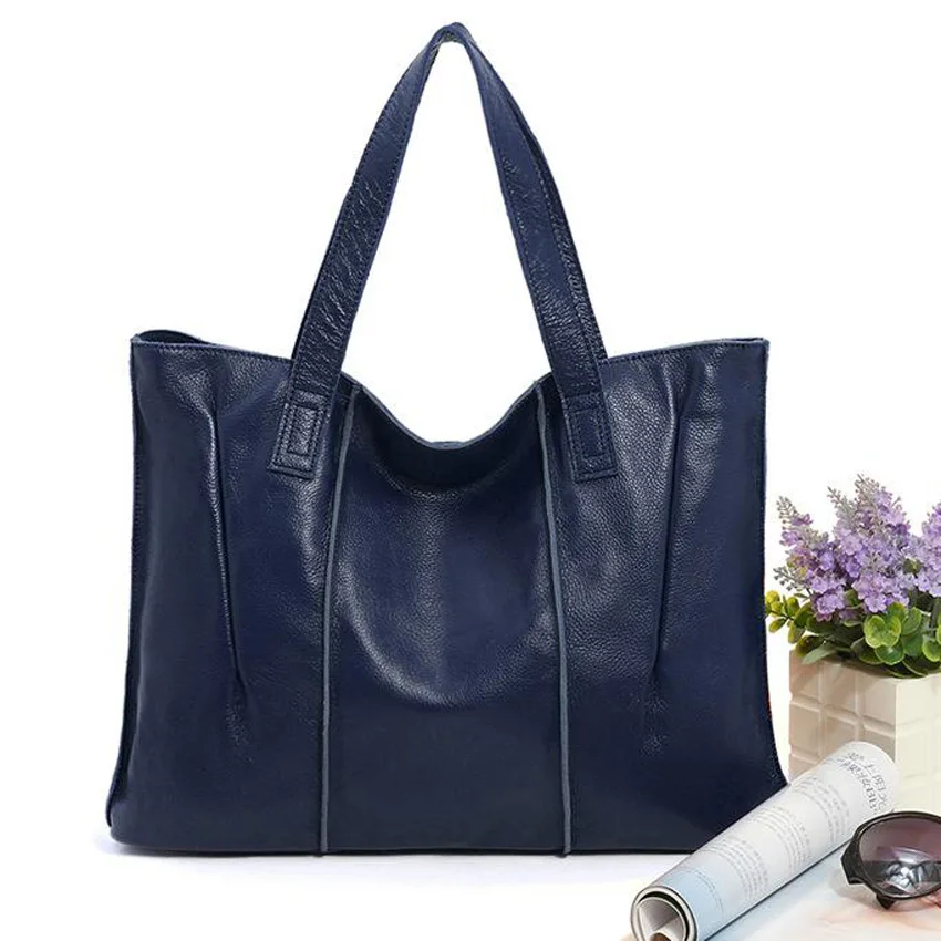 Сумки из натуральной кожи для женщин, дизайнерские сумки известных брендов, Большая вместительная кожаная сумка Bolsas Feminina