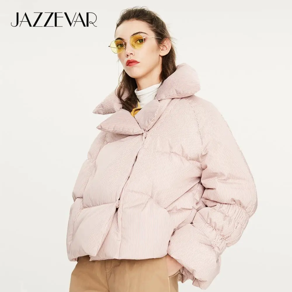 JAZZEVAR Зима Новое поступление женский пуховик свободная одежда верхняя одежда высокое качество короткий стиль зимная куртка для женщин Y9031