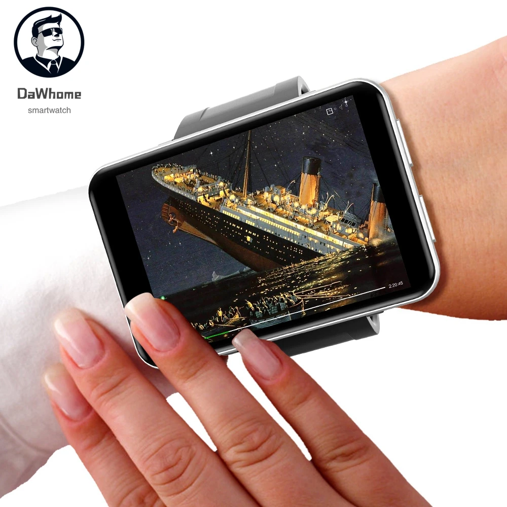 LEMT 4G 2.86 Inch Screen Smart Watch Android 7.1 3GB 32GB 5MP Camera 480*640 Resolution 2700mah Battery Smartwatch Men