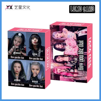 

30pcs/set Kpop BLACKPINK photo LOMO card New album HOW YOU LIKE THAT Photocard for fans collection