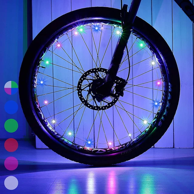 Décoration LED pour roues de vélos