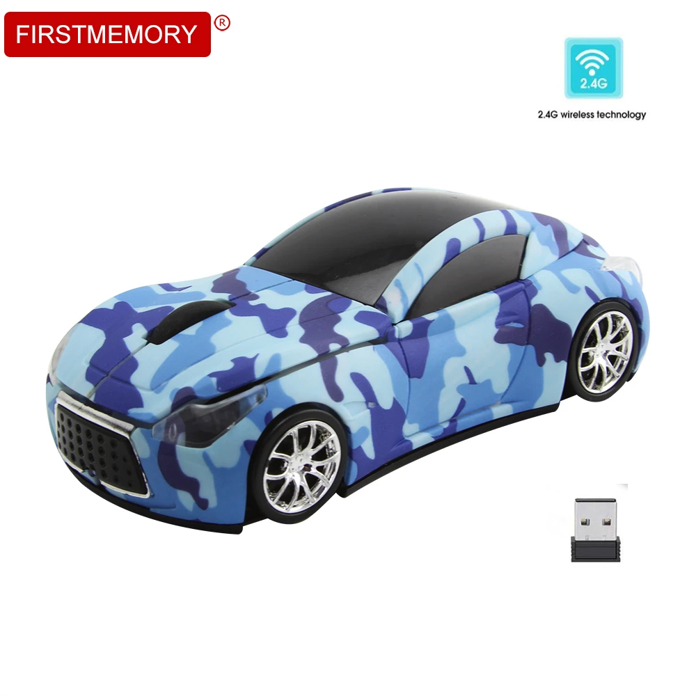 

Wireless Car Shaped Mouse Gaming Ergonomic Optical Mini 3D USB Mice Camouflage Sports Car Computer Mouse Gamer For PC Laptop