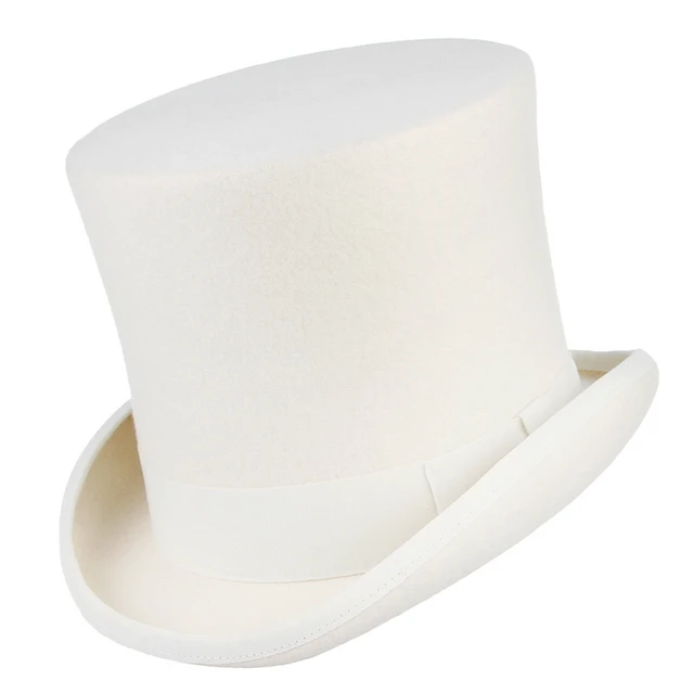 White top hat costume Clearance