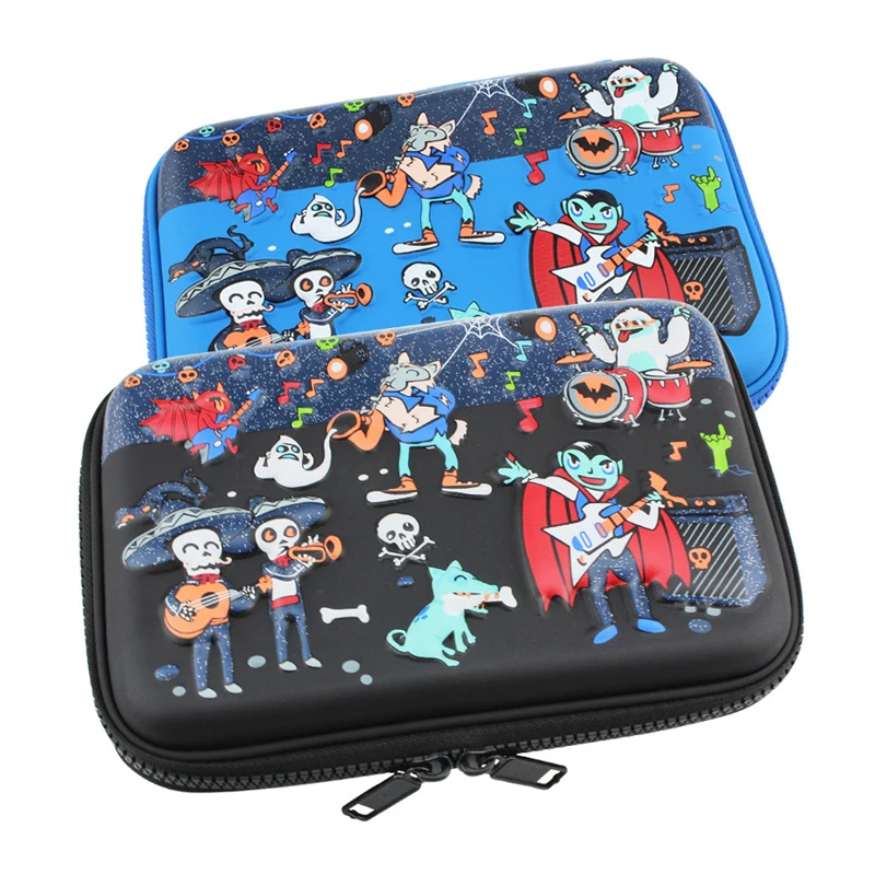 

Kawaii Halloween Party Pencil Case for Kids Devil School Pencilcase Pencil Box Bag Big Capacity Stationery School Supply Gift