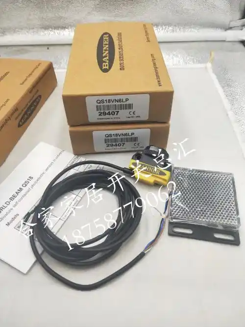 Bonner Photoelectric Switch Sensor Qs18vn6d Qs18vn6lp Qs18vp6d