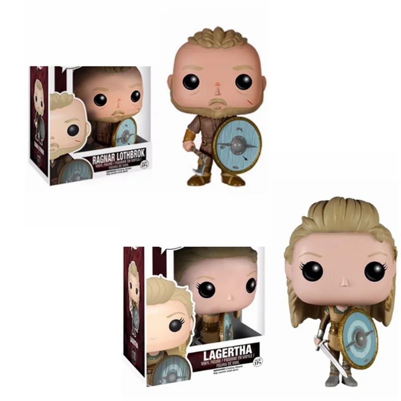FUNKO Викинги Лагерта #178 и Рагнар лотброк #177 виниловые фотообои подарки для детей |