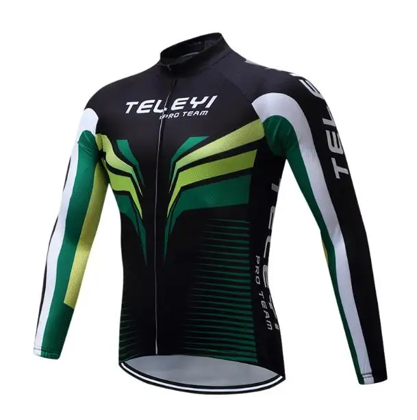 Only jersey Зимняя Теплая Флисовая Мужская велосипедная Одежда bib набор теплый велосипед Джерси Спортивная велосипедная Одежда Майо платье mtb костюм мужской комплект - Цвет: Only jersey