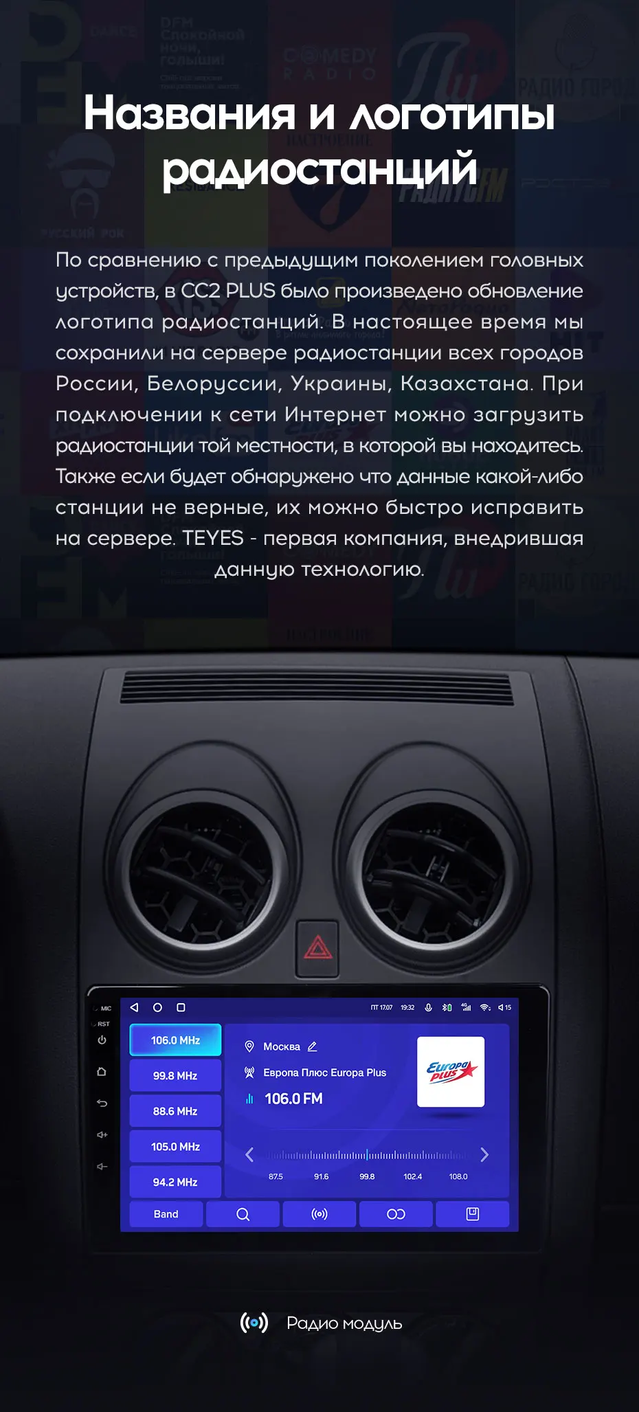 TEYES Тиайс CC2L и CC2 Plus Штатная магнитола For Ниссан Кашкай 1 J10 ...