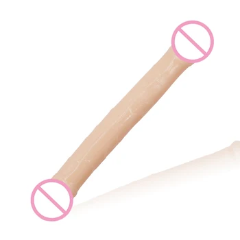 Sex U Shape Double Big Dildo Vagina Anal Women Gay Lesbian Double Ended Dong Penis Artificial Penis Doble Pene Sex Toys 6
