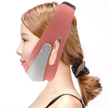 

Negative Ion Face-Lift Mask Graphene V Face Belt Beauty Face Mask Tighten Double Chin Face-Lifting Bandage Mask