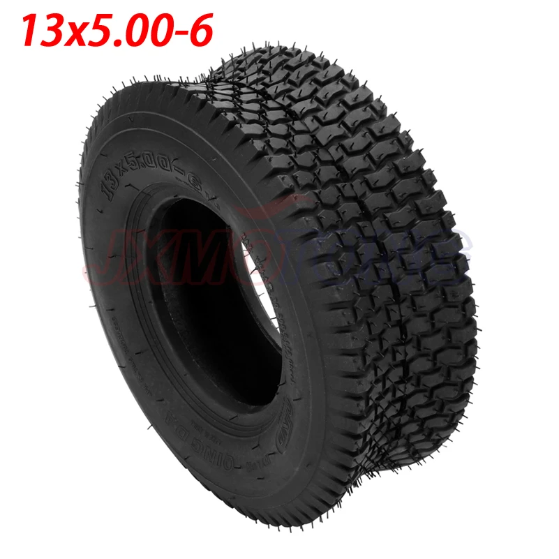Neumático sin cámara para jardín, Tractor, cortacésped ATV, ruedas para bicicleta de derrape, accesorios para coche de playa, 13x5,00 6|Neumáticos| -