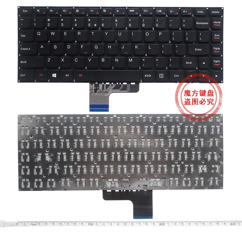 Teclado para Laptop Compatível com Lenovo Ideapad U430 U430p U330 U330p U330t - Imagem 2