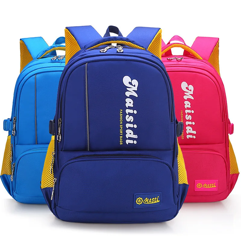 

Schoolbag for Elementary School Students 1-3-4-6 Grade Students Burden Relieving Spine-Backpack CHILDREN'S School Bags