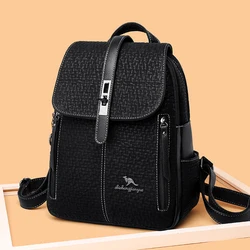 QC produced BG-DS-8553-FG Fashion  Backpack High Quality Youth PU Leather Backpacks for Teenage Girl Female School Bag Backpacks