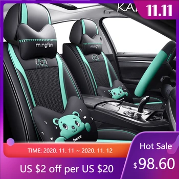 

KADULEE 1 PCS car seat cover for BMW e30 e34 e36 e39 e46 e60 e90 f10 f30 x3 x5 x6 x1 car seats Protector Automobiles Seats