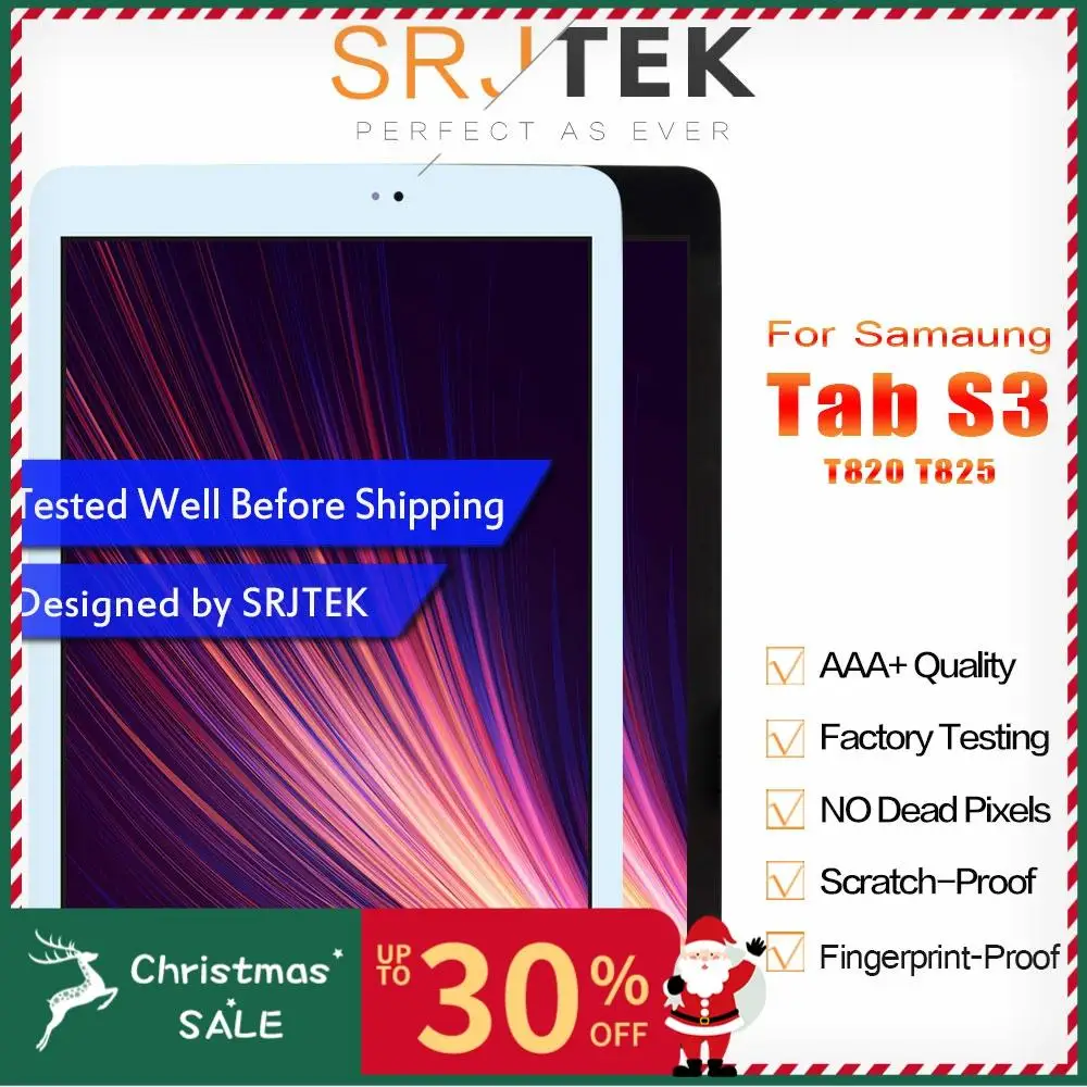 SRJTEK для samsung Galaxy Tab S3 9,7 T820 T825 T827 ЖК-дисплей сенсорный экран дигитайзер стекло ЖК-матрица SM-T820 SM-T825 в сборе
