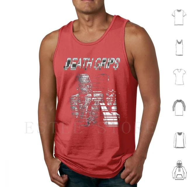 Death Glitch2 Tank Tops Vest Cotton No 