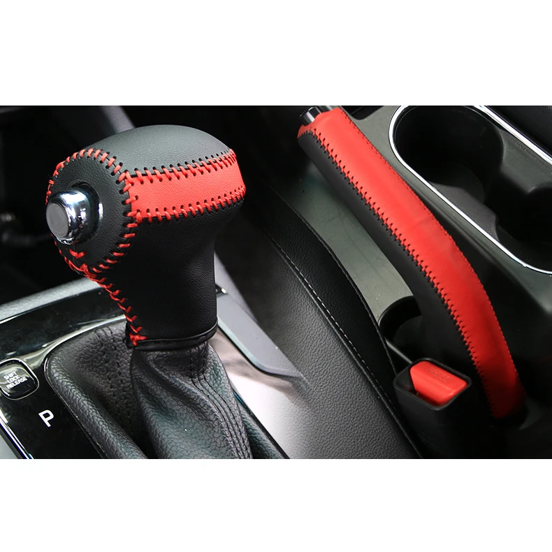 

Lsrtw2017 Car Gear Lever Hanbrake Armrest Steering Wheel Cover for Kia K3 Kia Cerato 2012-2018 Interior Mouldings Accessories