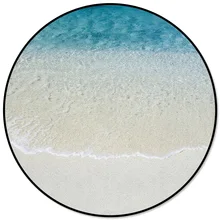 Круглый ковер Sunshine, Пляжная волна, супер мягкий, для гостиной, индивидуальный, для офиса, для взрослых и детей, грязный мусор, скребок, кухонные коврики