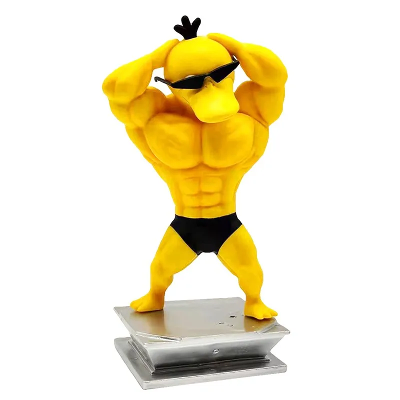 ポケモンフィギュア18センチメートルgk筋肉ピカチュウゼニガメpsyduckアクションフィギュアモデルボディービルおもちゃ筋肉ポケモンおかしいおもちゃモデル Action Figures Aliexpress
