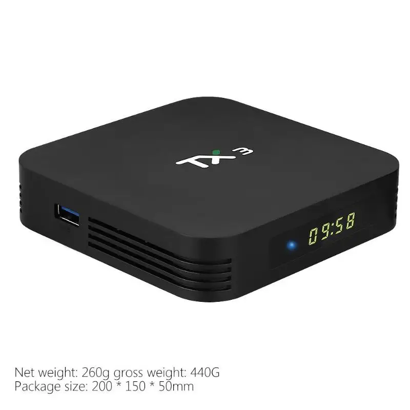 Wi-Fi телеприставка S905X3 bluetooth Smart tv box 4K 8K HDMI2.1 4G 32G медиаплеер для Android 9,0