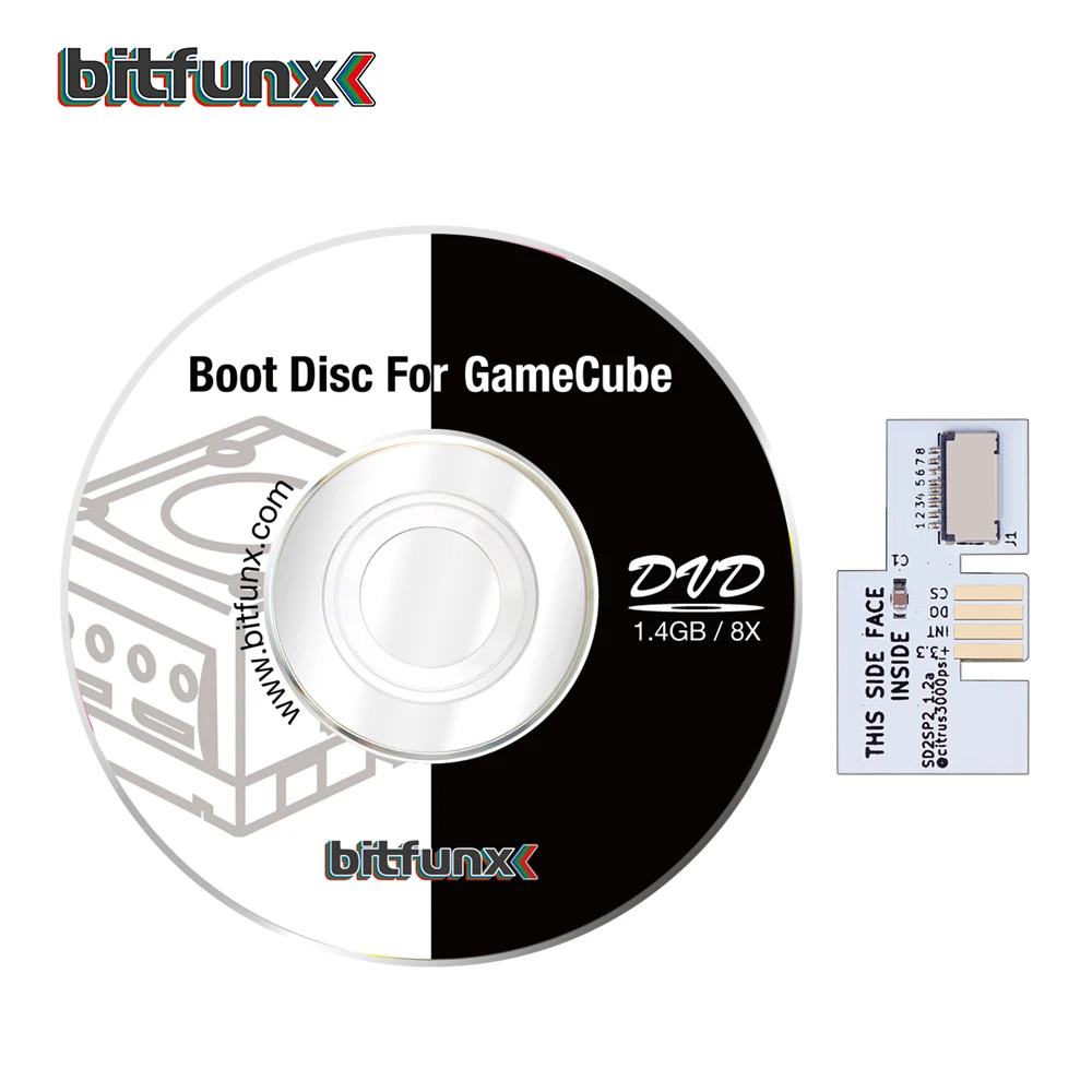 Bitfunx Sd2sp2 Sd Tfカード任天堂ゲームキューブとスイスブーツディスクミニdvd負荷ゲーム 交換部品 アクセサリー Aliexpress